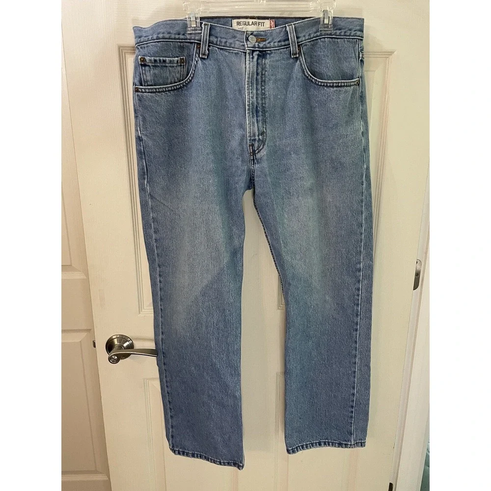 Levis Men's‎ Jeans 505 Tag:38x30 Act: 38x27